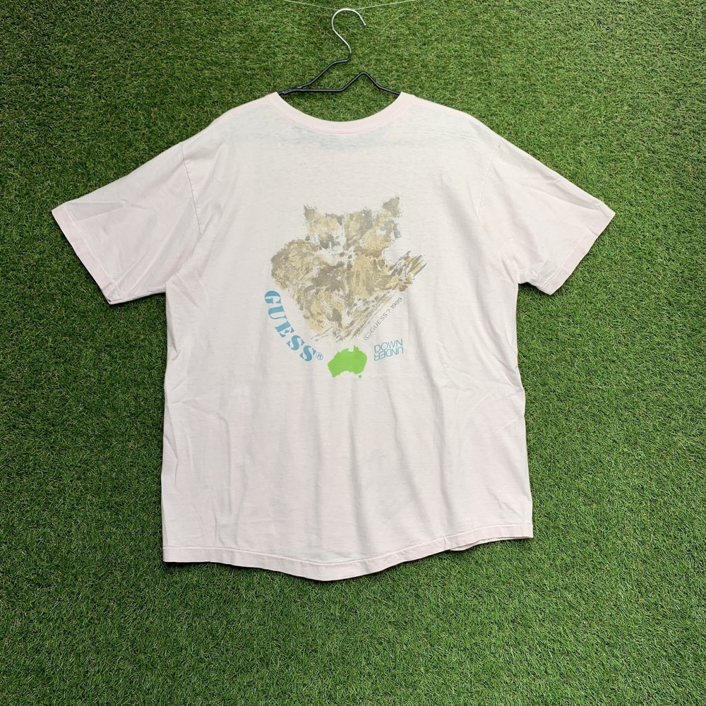 Vintage Guess Shirt Mens One Size Koala Down Under Australia Graphic 1989 80s